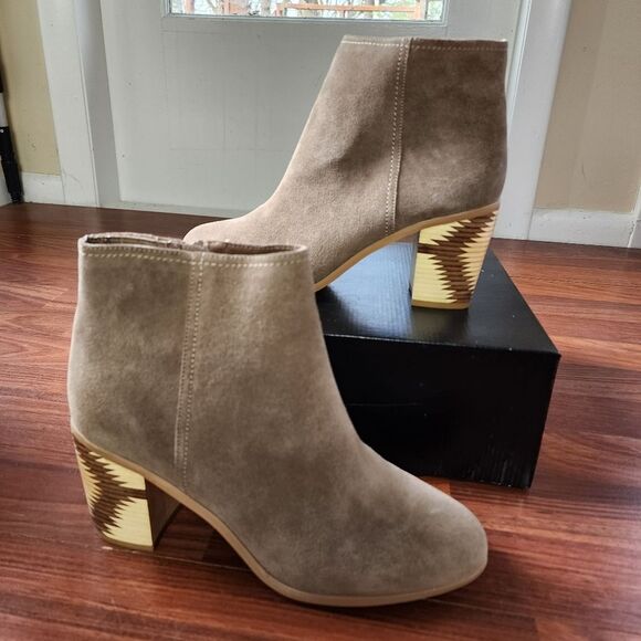 New Seychelles Tan Grand Finale Leather Ankle Boot 8.5 - Picture 5 of 11
